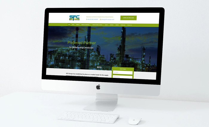 Website Design for SFC Europe